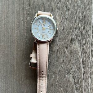 Watch with tan band